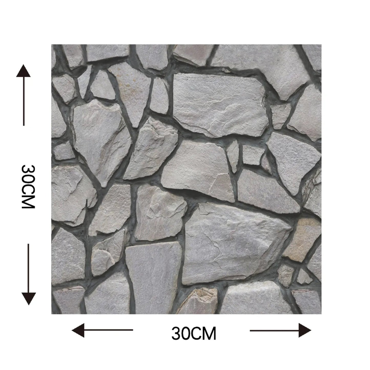 3D Vägg Tegelmönster Dekal | Veska Jag