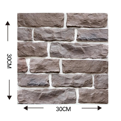 3D Vägg Tegelmönster Dekal | Veska N