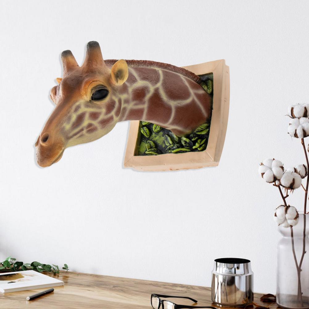 3D Väggmonterad Giraffskulptur Heminredning | Veska