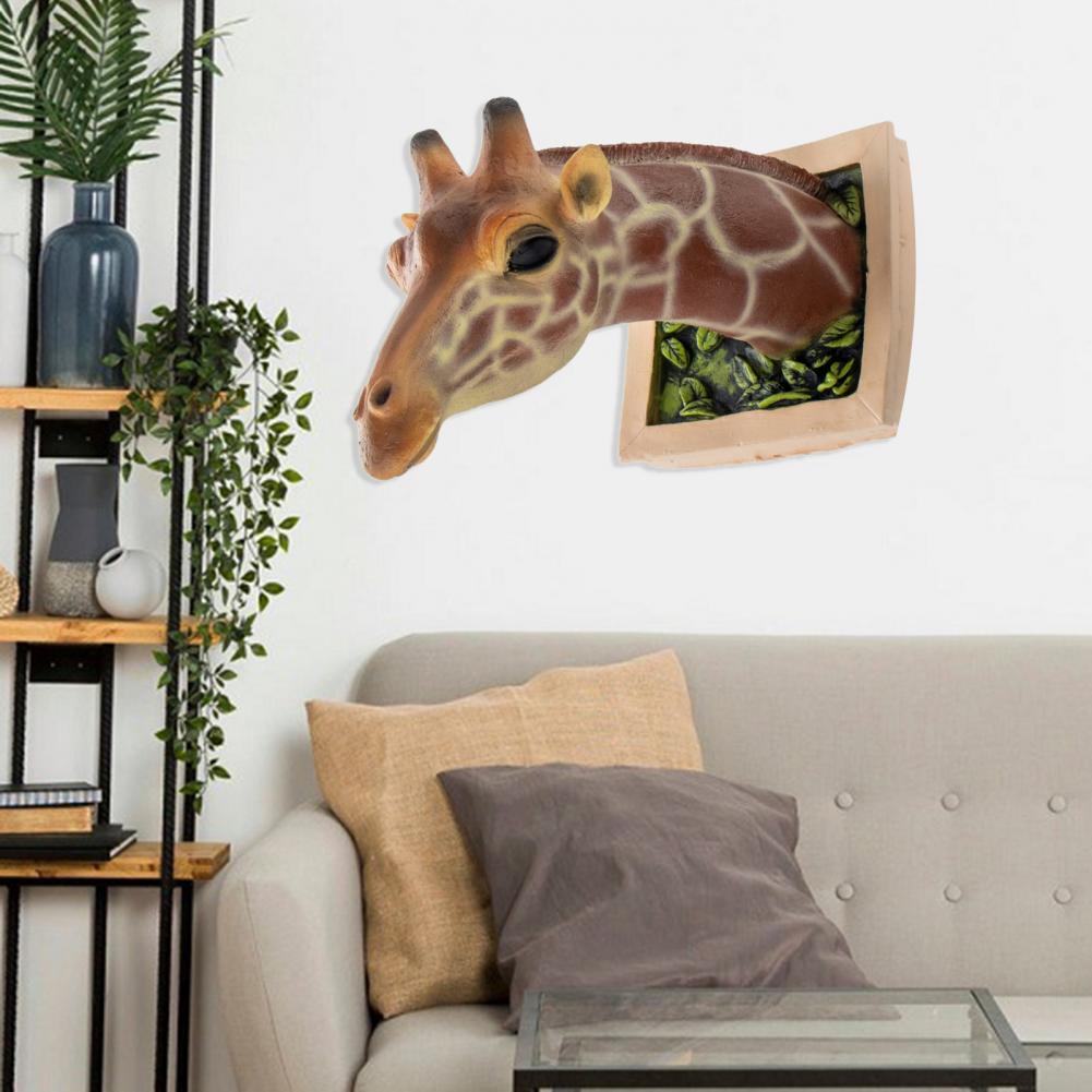 3D Väggmonterad Giraffskulptur Heminredning | Veska