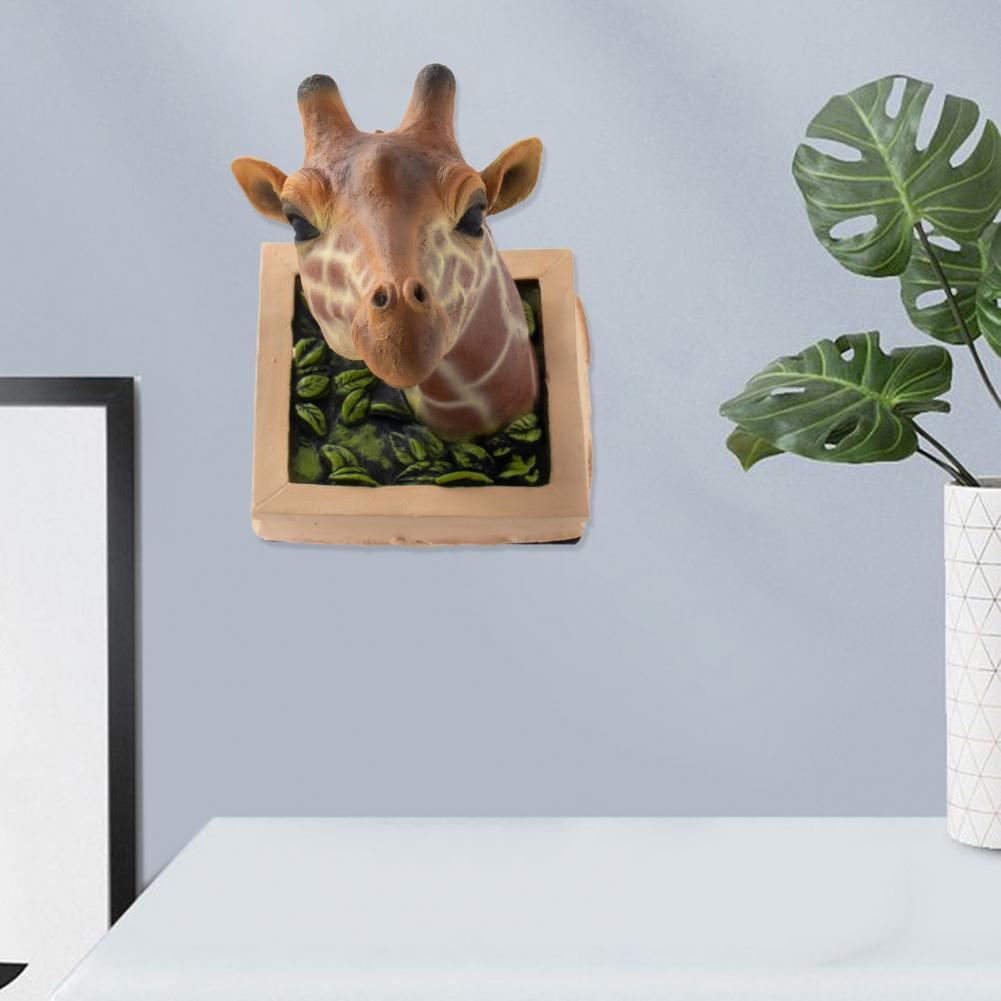 3D Väggmonterad Giraffskulptur Heminredning | Veska