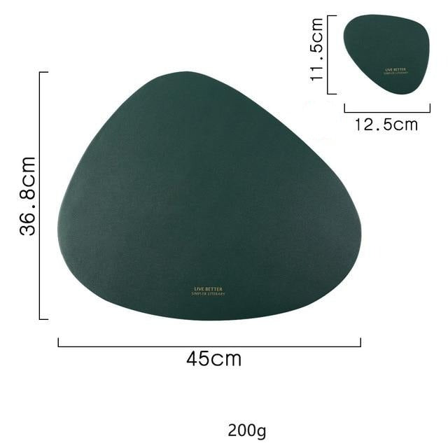 4 Färger Triangel Placemat Set | Veska