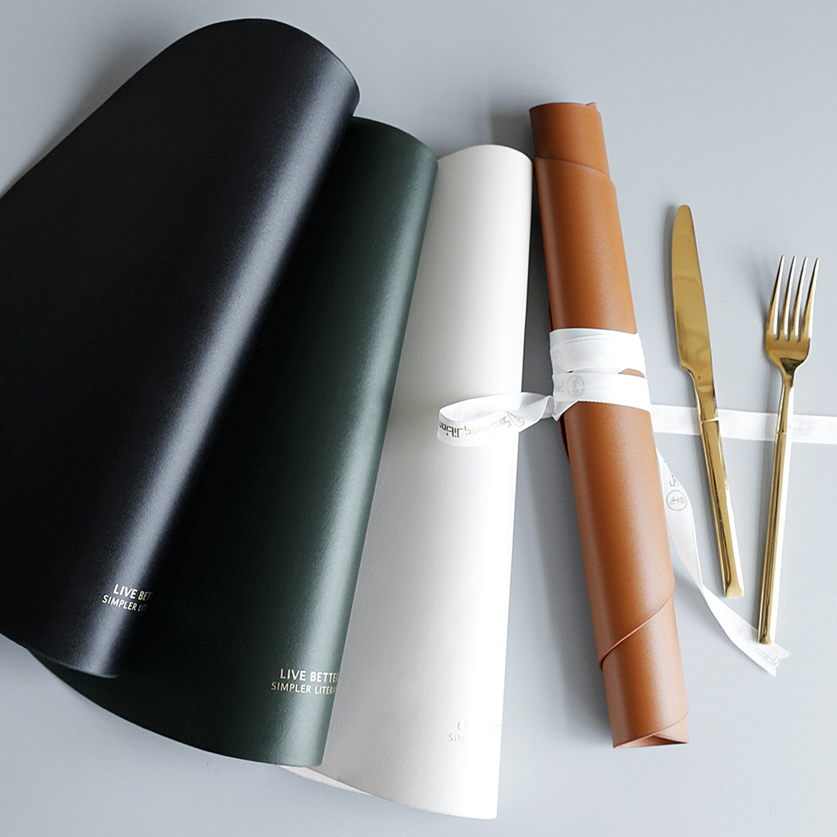4 Färger Triangel Placemat Set | Veska