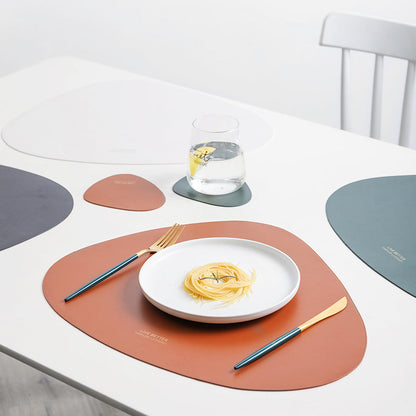 4 Färger Triangel Placemat Set | Veska