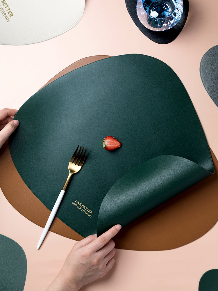 4 Färger Triangel Placemat Set | Veska