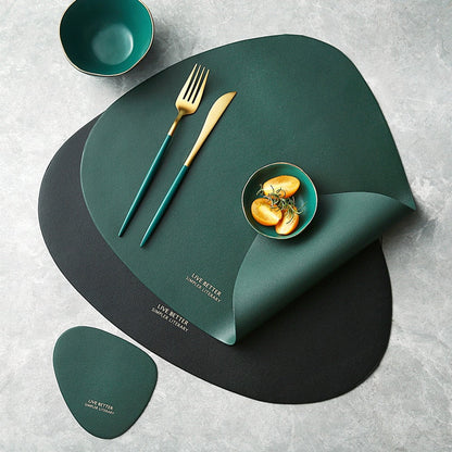 4 Färger Triangel Placemat Set | Veska
