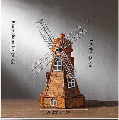4 Färger Vintage Resin Vindkraftverk Smycken Sparbössor | Veska Gul