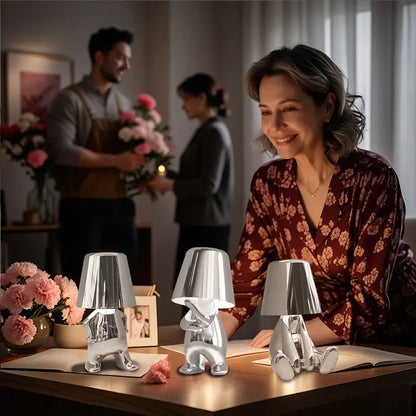 5 Brothers Trådlampa – Uppladdningsbar LED-designerlampa med dimbar belysning (Varm vit) | Veska
