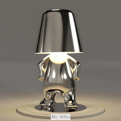 5 Brothers Trådlampa – Uppladdningsbar LED-designerlampa med dimbar belysning (Varm vit) | Veska Mr. Who - Silver