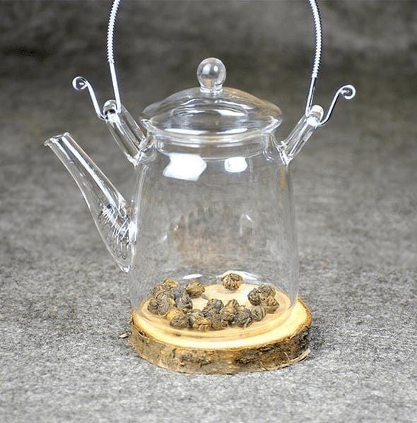 6 Orientaliska Blommande Teer + Teapot | Veska