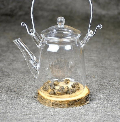 6 Orientaliska Blommande Teer + Teapot | Veska
