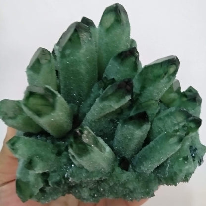 680g Grön Phantom Kvarts Crystal | Veska