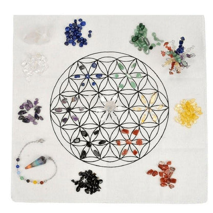 7 Chakra Healing Crystal Grid | Veska