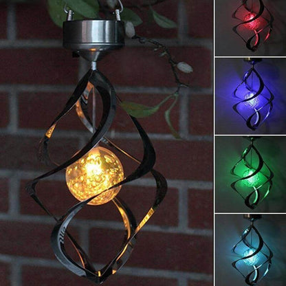7-Färgs Soländrande LED Vindspel Ljus | Veska
