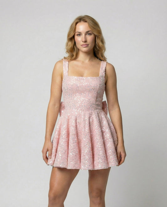 Veska | Festklänning med Slingdesign | Elegant Högmidjad Passform