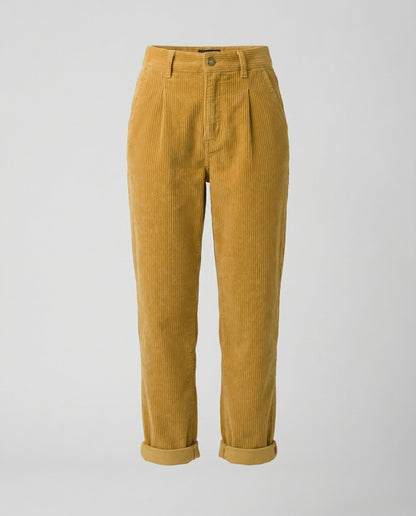 Veska | Kordbyxor för Dam | Hög Midja och Bekväm Passform