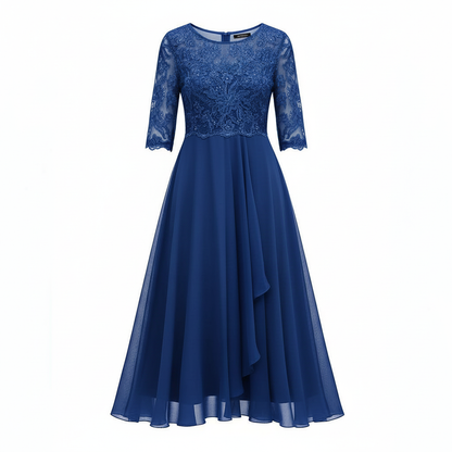 Veska | Midiklänning för Dam | Hög Midja och Flödande Silhuett