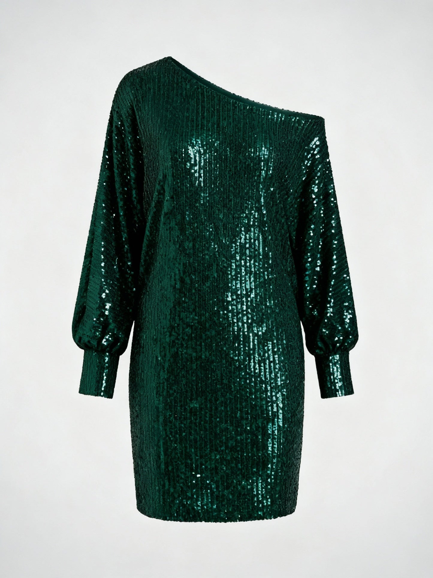 Veska | Paljettklänning för Dam | Kontrastdesign och Festlig Glans