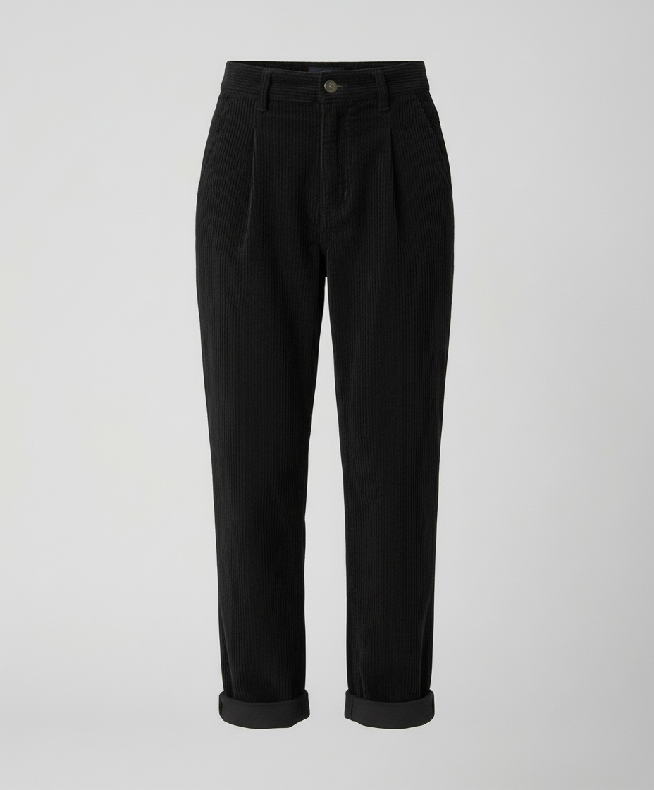 Veska | Kordbyxor för Dam | Hög Midja och Bekväm Passform