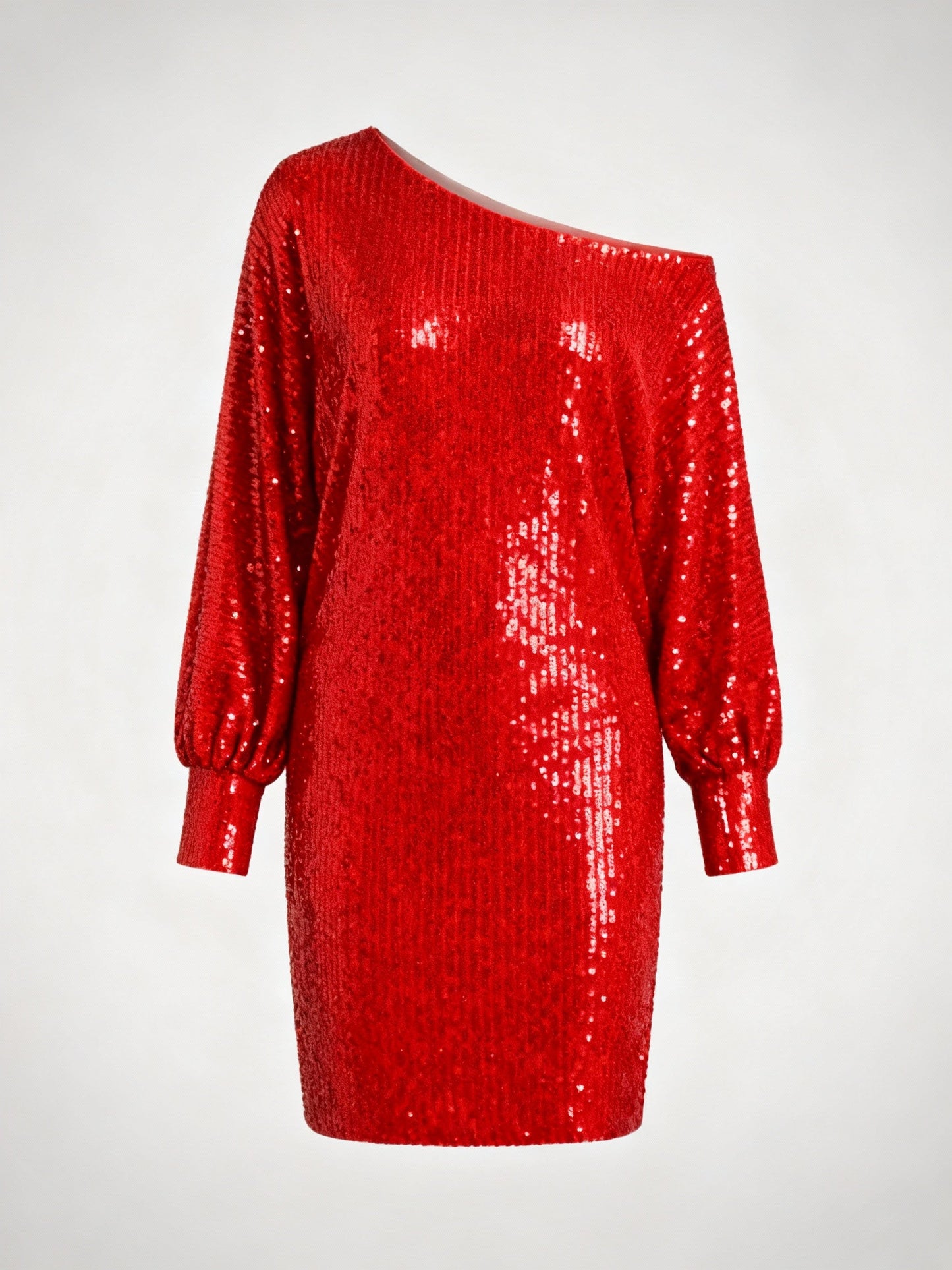 Veska | Paljettklänning för Dam | Kontrastdesign och Festlig Glans