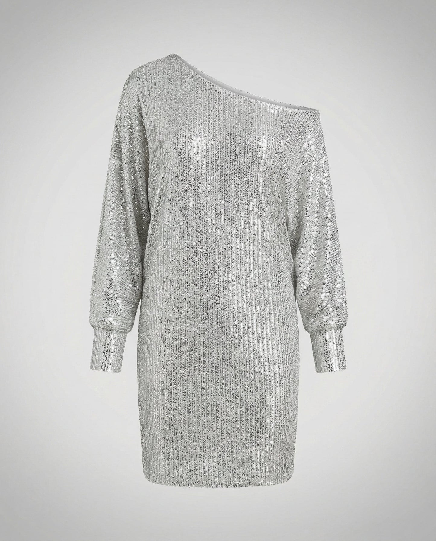 Veska | Paljettklänning för Dam | Kontrastdesign och Festlig Glans