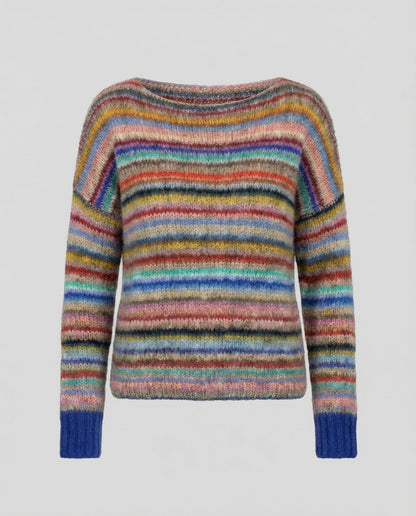 Veska | Norsk Tröja för Dam | Nordiskt Mönster och Värmande Komfort