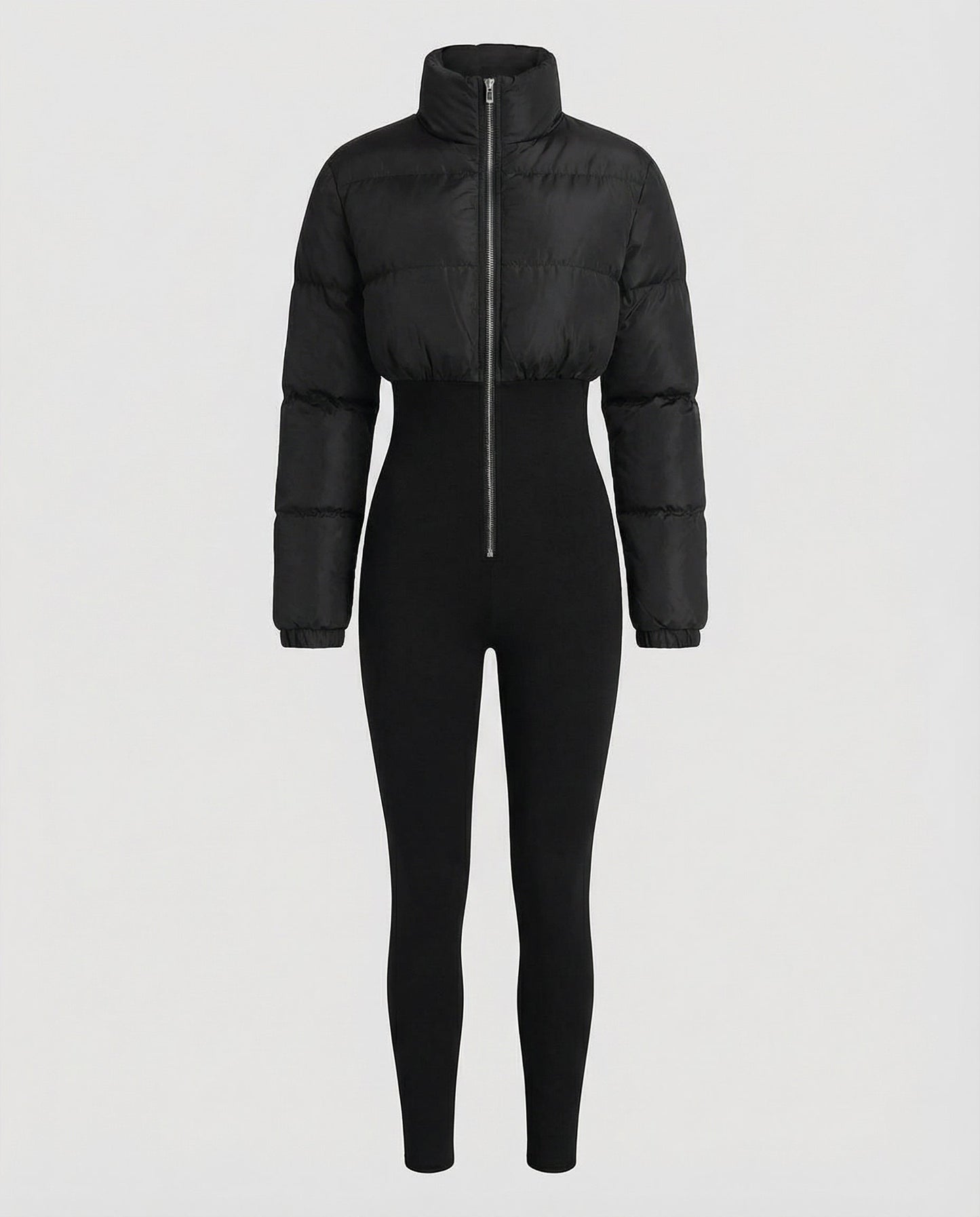 Veska | Figursydd Dunjacka för Dam | Värmande Design med Bälte