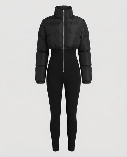 Veska | Figursydd Dunjacka för Dam | Värmande Design med Bälte