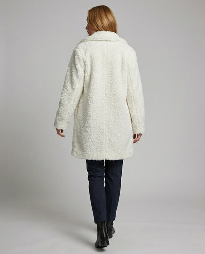 Veska | Faux Fur Vinterjacka för Dam | Mjuk Värme och Elegant Design