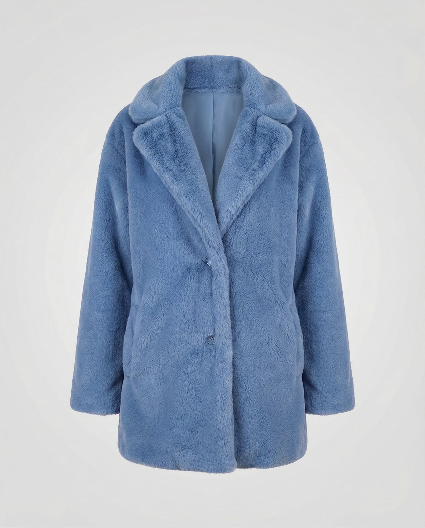 Veska | Faux Fur Vinterjacka för Dam | Mjuk Värme och Elegant Design