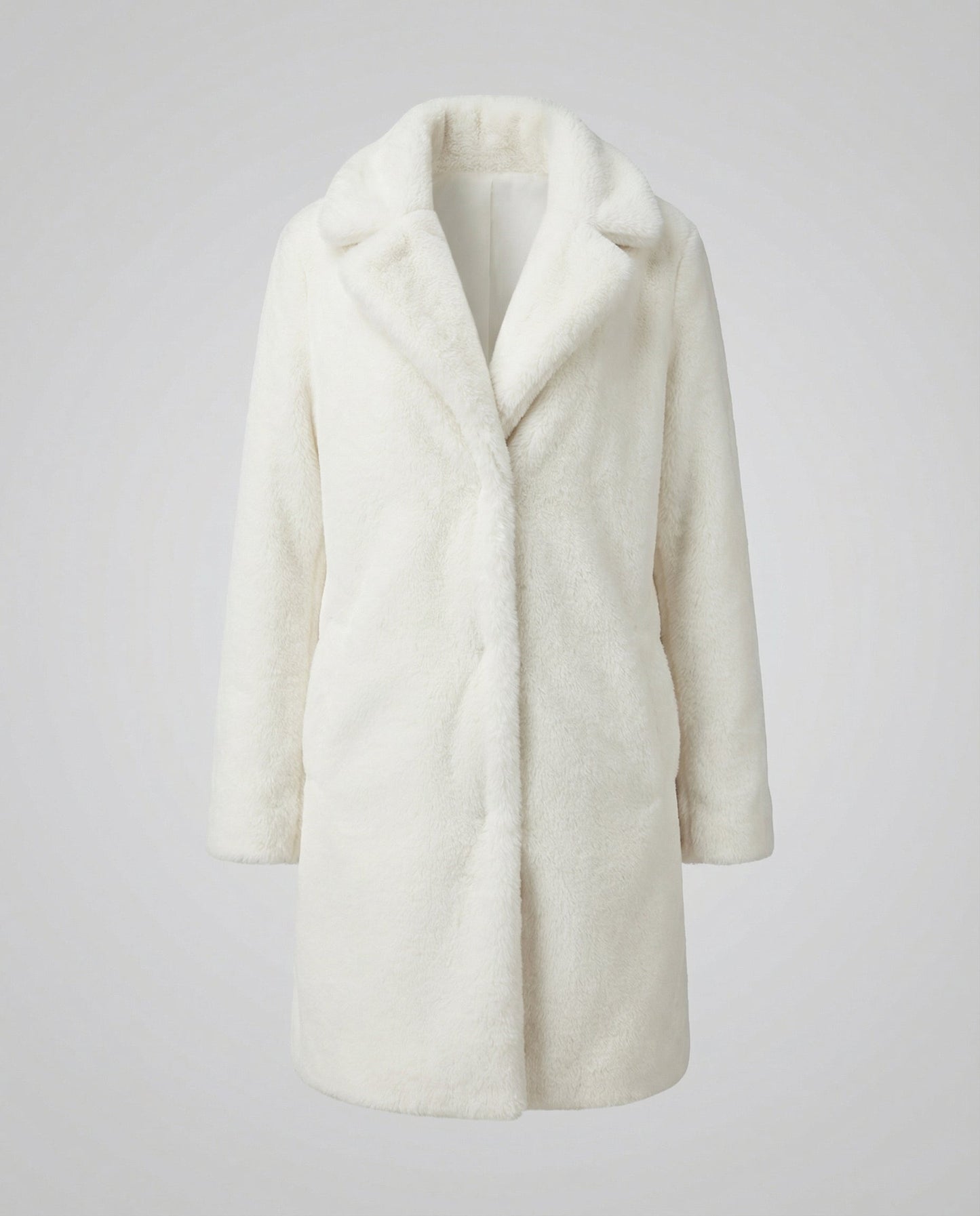 Veska | Faux Fur Vinterjacka för Dam | Mjuk Värme och Elegant Design