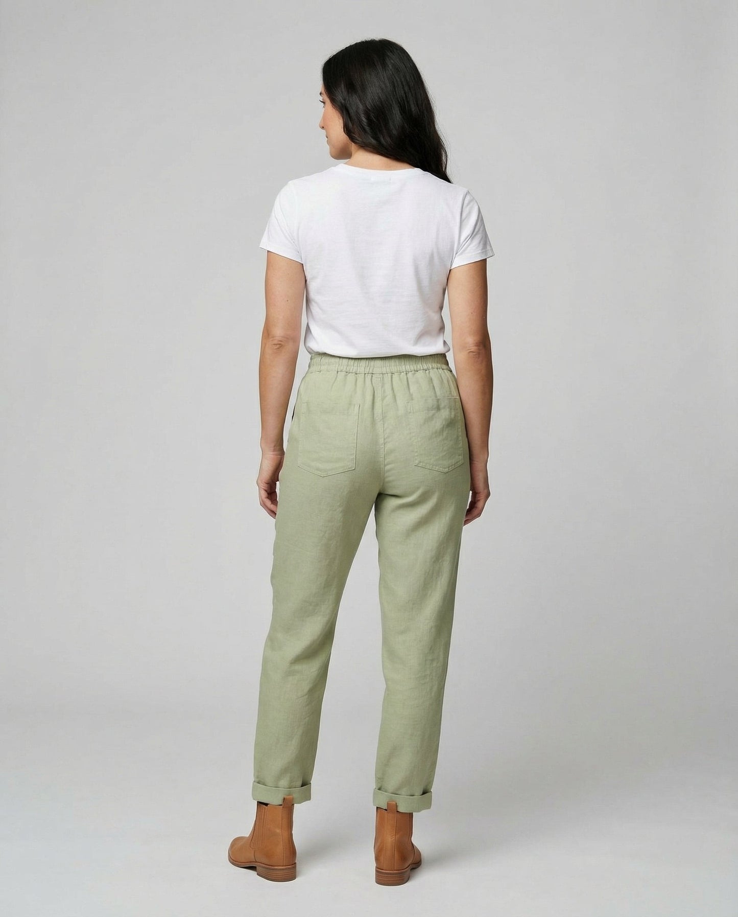 Veska | Linnebyxor för Dam | Lätt och Luftig Sommardesign