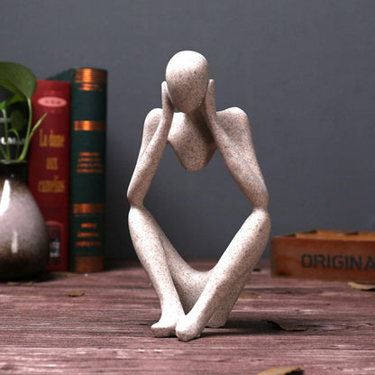 Abstract Character Sandstone Dekor Figuriner | Veska 3