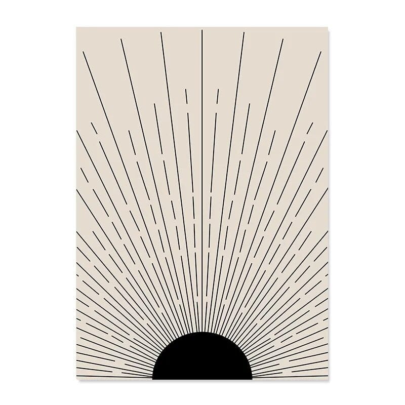 Abstract Line Drawing Boho Poster | Veska C