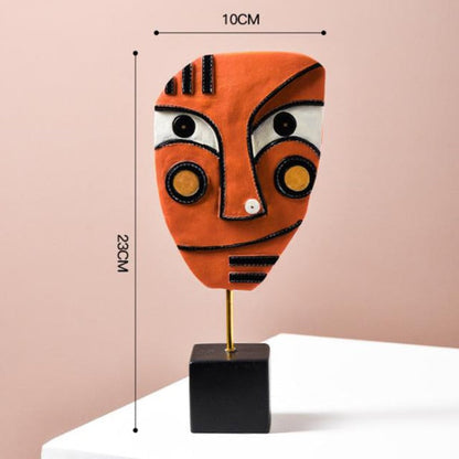 Abstract Pop Art Ansiktshus Skulptur | Veska 23x10x5cm