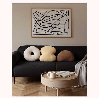 Abstract Teddy Plush Cushion | Veska