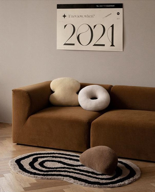 Abstract Teddy Plush Cushion | Veska