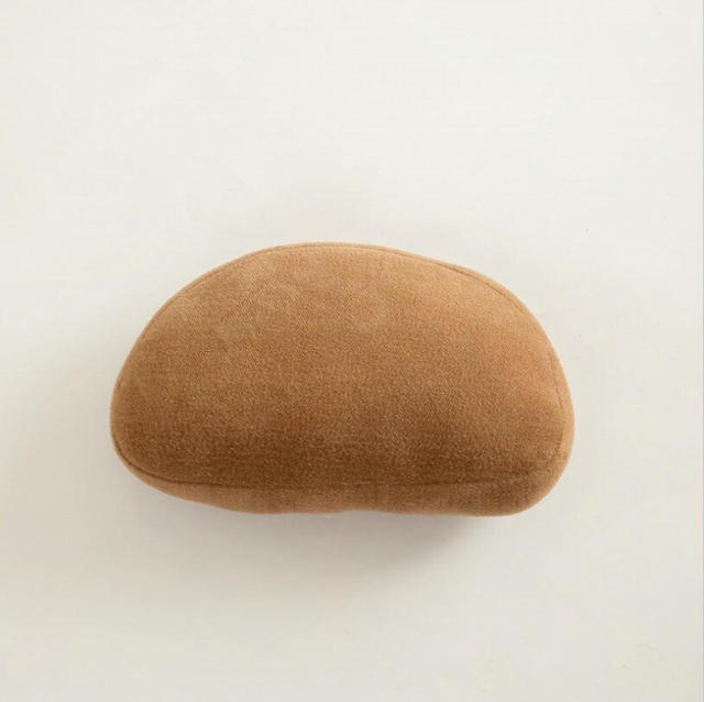 Abstract Teddy Plush Cushion | Veska Kaffe, 40x26cm