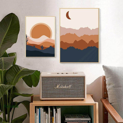 Abstrakt Boho Landskap Bilder | Veska