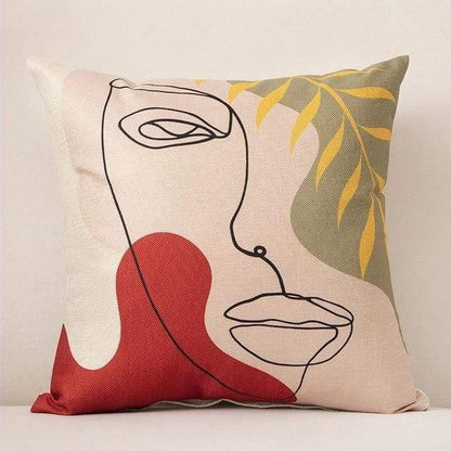 Abstrakt Konst Kuddeöverdrag | Veska 45x45cm 17.7"x17.7" D
