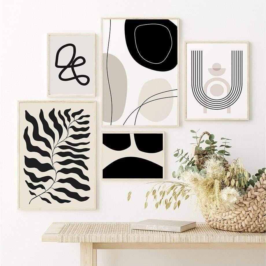 Abstrakt Linje Nordiska Affischer | Veska