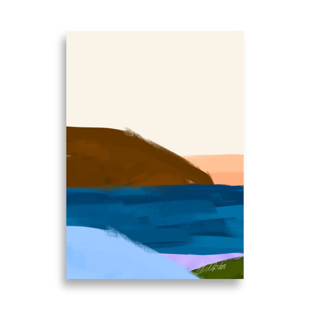 Abstrakt Sjöside 02 | Veska 50×70 cm
