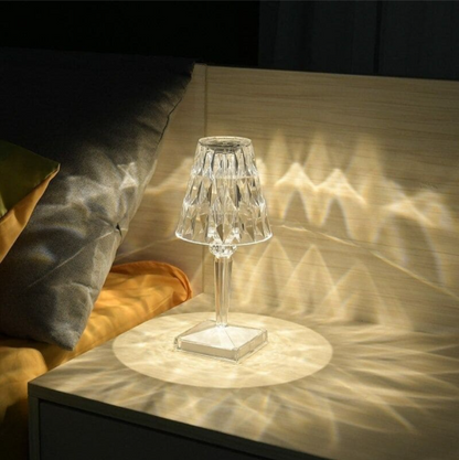 Akrylglas Kristall Bordslampa | Veska