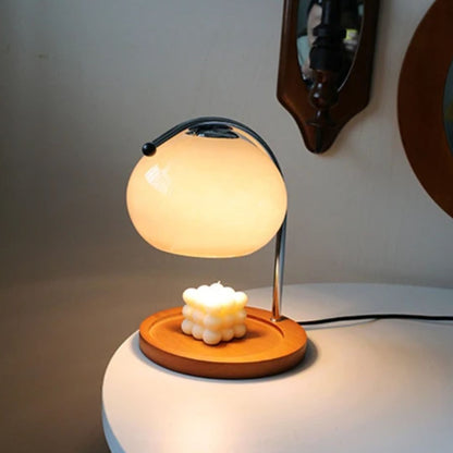Alyssa Retro Bordslampa - Elegant Glaskonst Belysning Veska