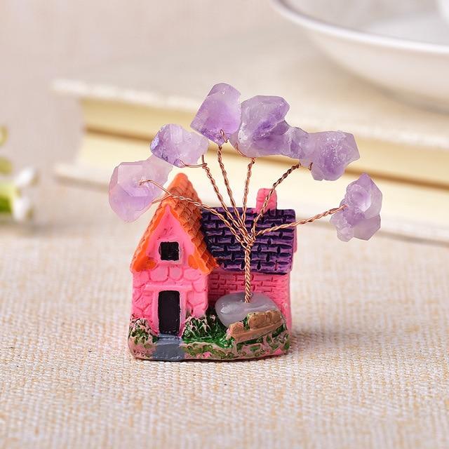 Amethyst Crystal Gem Tree | Veska 30x25x60mm 2