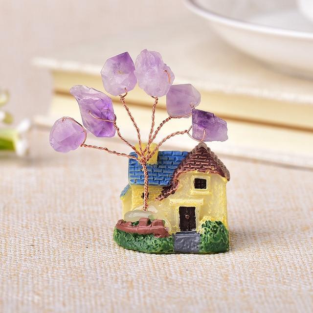 Amethyst Crystal Gem Tree | Veska 30x25x60mm 3