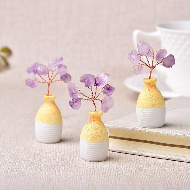 Amethyst Crystal Gem Tree | Veska 60x25x25mm 2