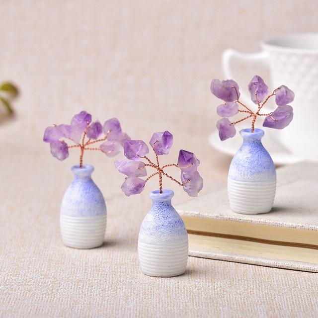 Amethyst Crystal Gem Tree | Veska 60x25x25mm 3