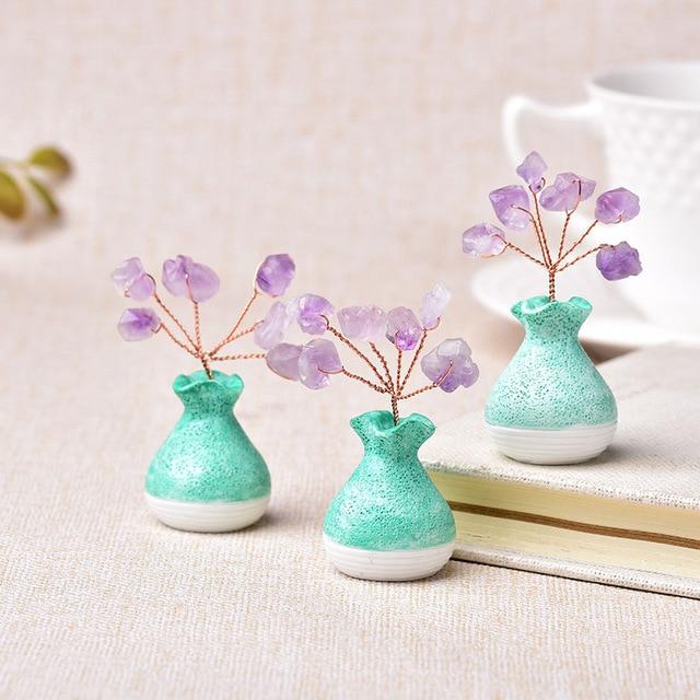 Amethyst Crystal Gem Tree | Veska 60x25x25mm