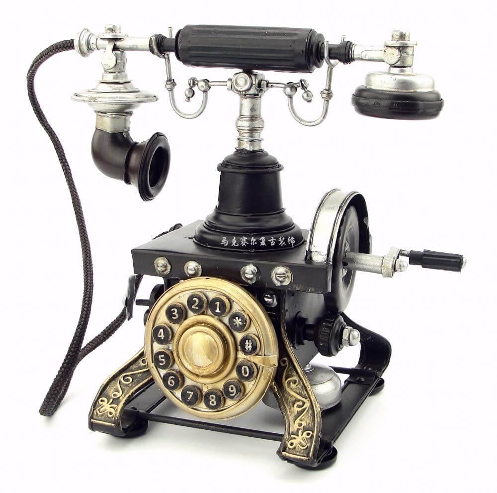 Antik Klassisk Retro Vintage Telefon | Veska